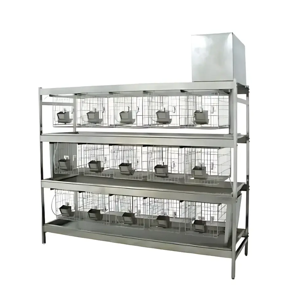 JIAYUAN RS-12 Stainless Steel Dry-Housing Laboratory Rabbit Cage