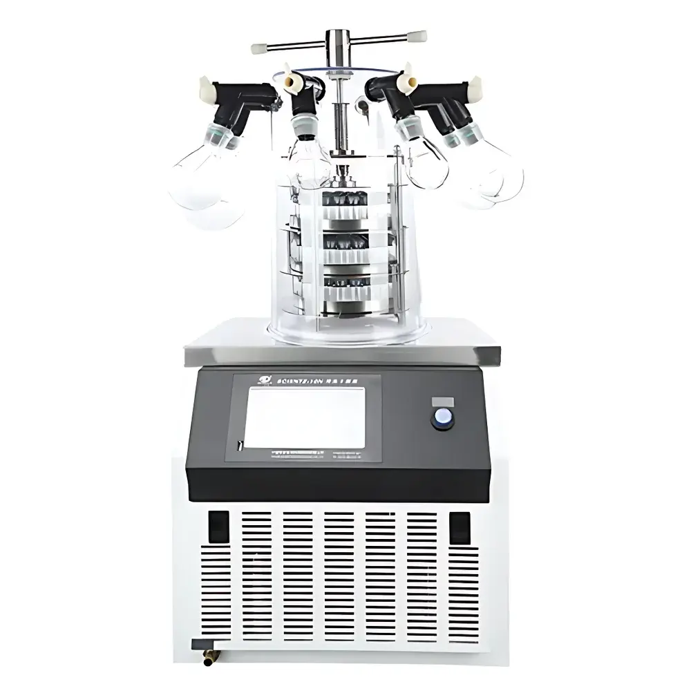 Scientz SCIENTZ-12N/D Manifold-Type Bell Jar Freeze Dryer with Stoppering Capability