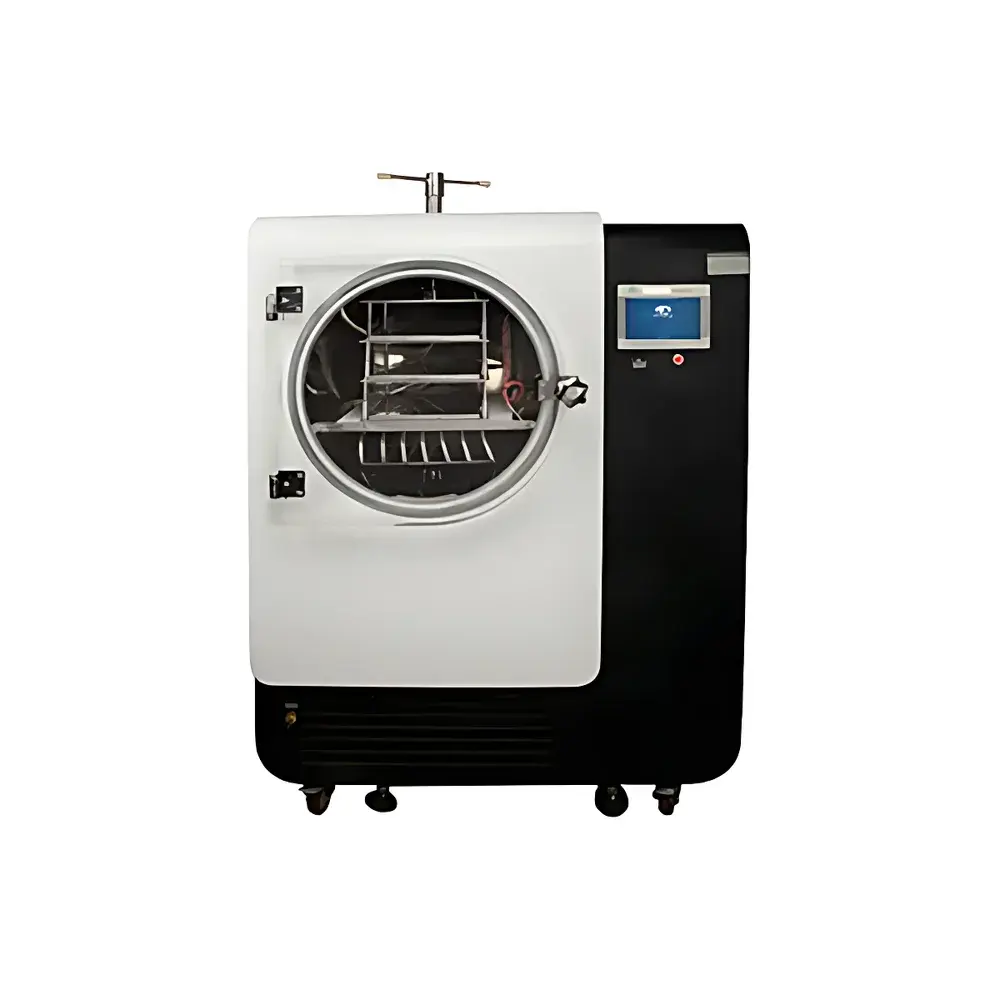 Scientz SCIENTZ-50YG/B Pilot-Scale In-Situ Freeze Dryer with Silicon Oil Heating and Square-Tube Stainless Steel Chamber