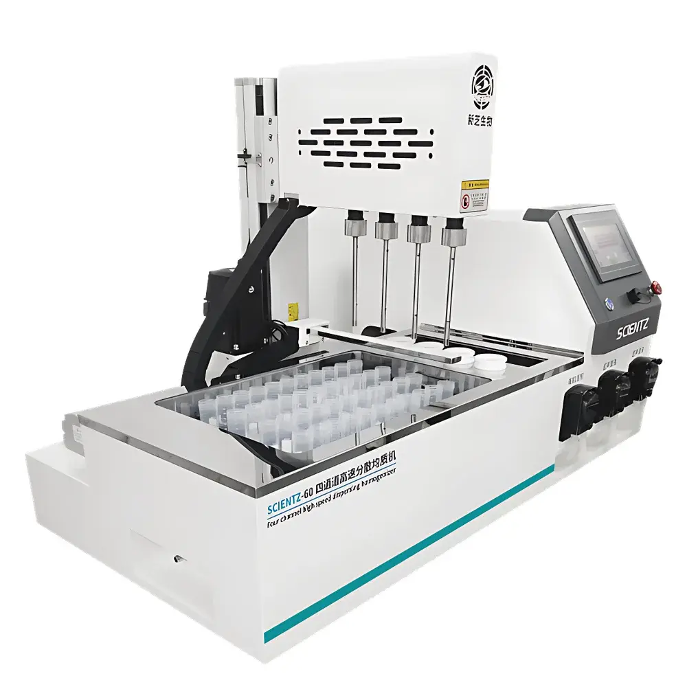 SCIENTZ-60 Four-Channel High-Speed Homogenizer by Ningbo Scientz Biotechnology Co., Ltd.