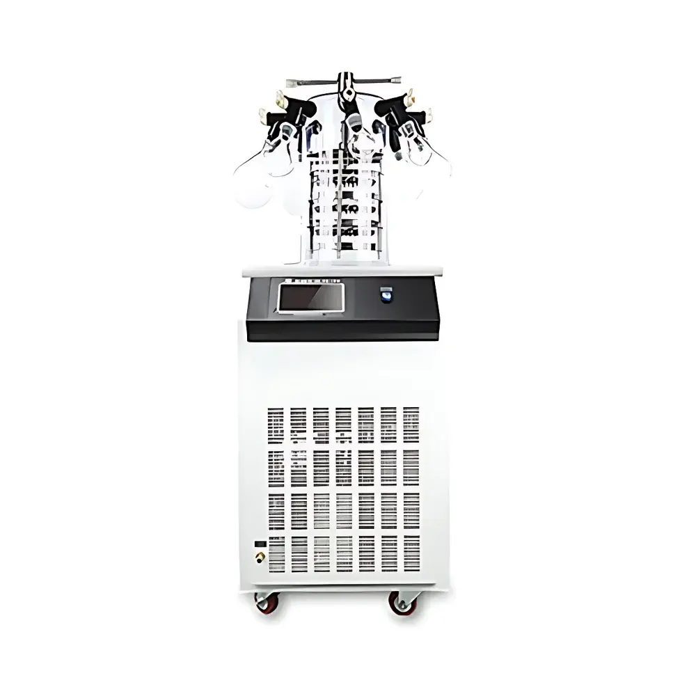 Ningbo Scientz SCIENTZ-18N/D Benchtop Freeze Dryer with Manifold and Stoppering Capability