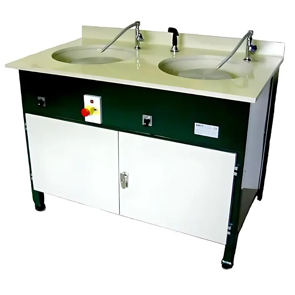 Dual-Station Manual Polishing Machine J 03 06 by BROT-LAB