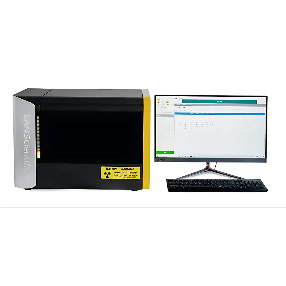 LANScientific ScopeX Desktop Energy Dispersive X-Ray Fluorescence Spectrometer for Manganese-Iron Alloy Composition Analysis