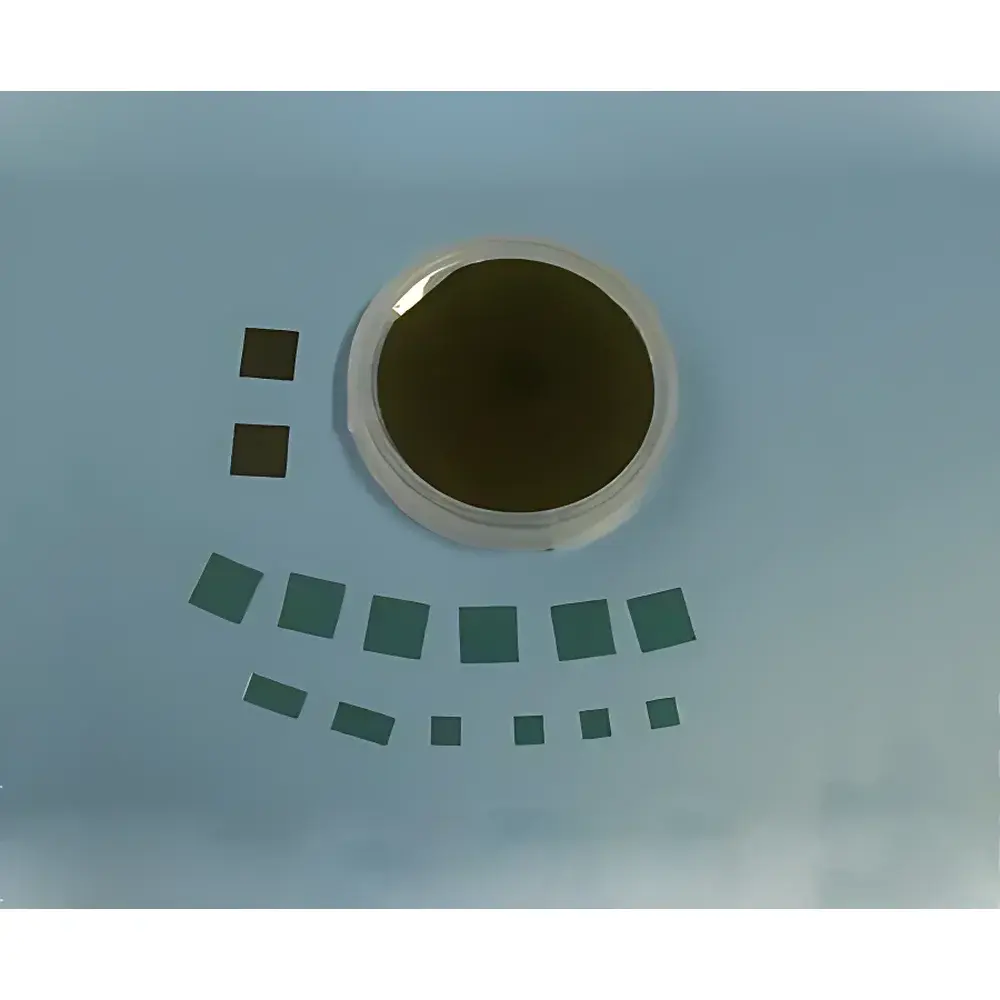合肥科晶 4H-SiC Epitaxial Wafer: P-Type 4H-SiC Thin Film on 4H-SiC Substrate
