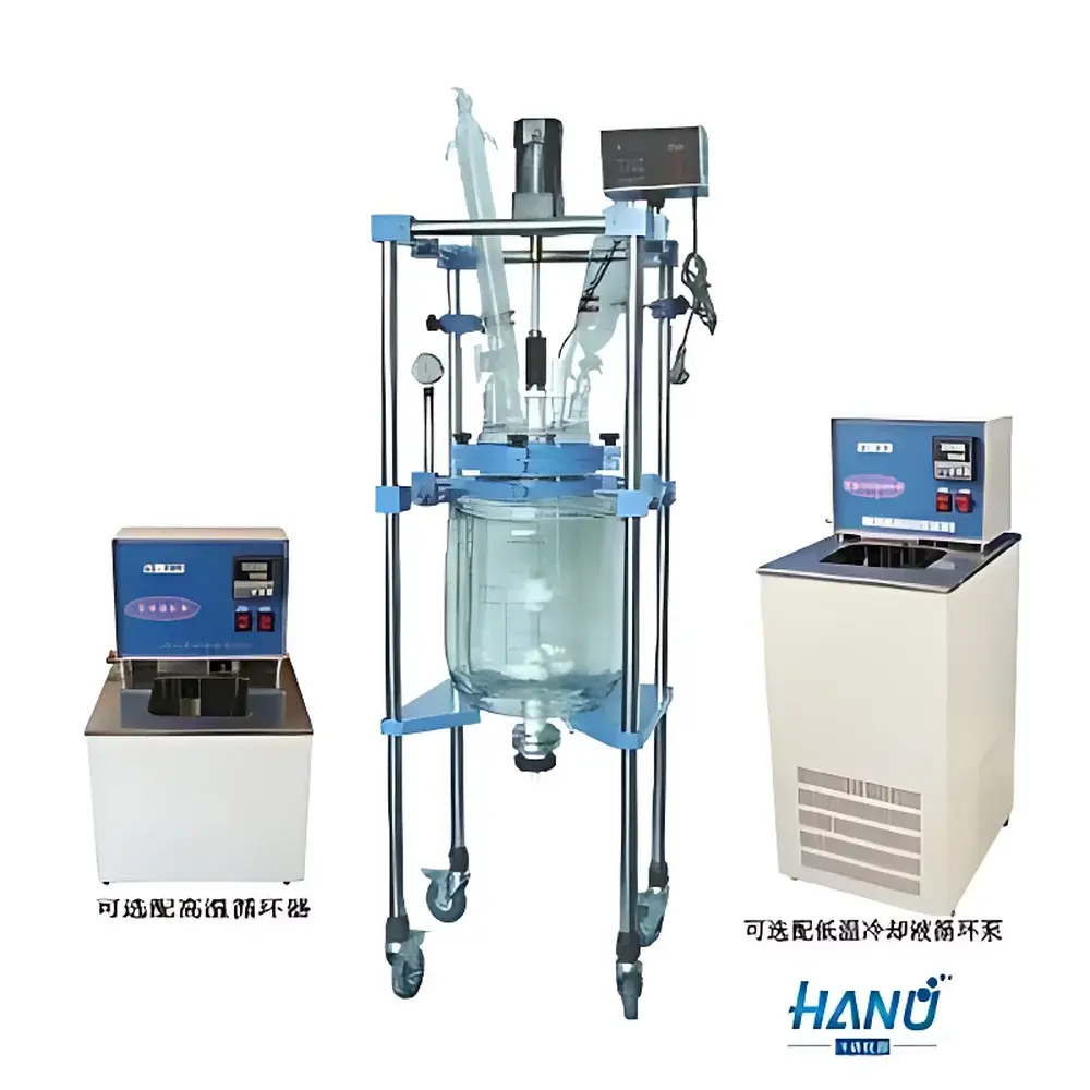 Hanuo HN-Series Jacketed Glass Reactor (10–50 L)