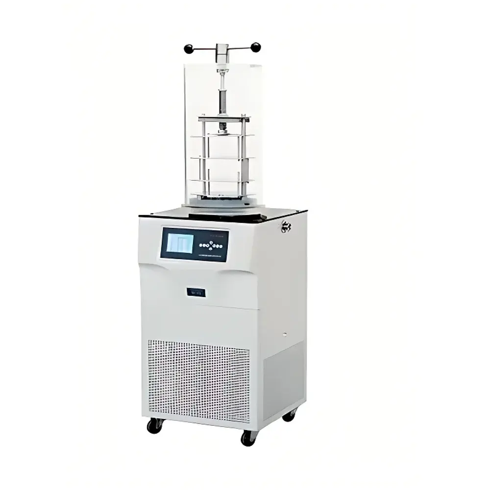 Hanuo FD-2B Benchtop Freeze Dryer with Shelf Heating and Stoppering Function