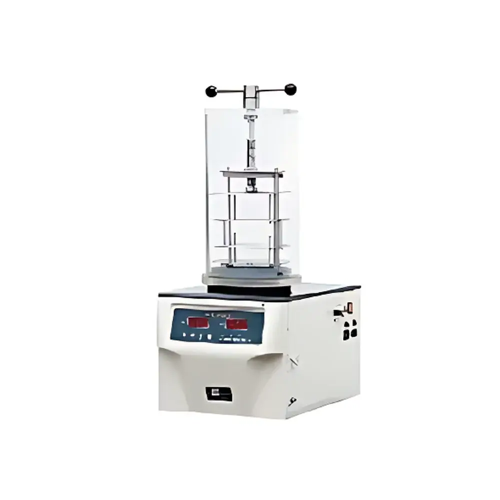 Hanuo FD-2B Benchtop Freeze Dryer with Shelf Heating and Stoppering Function