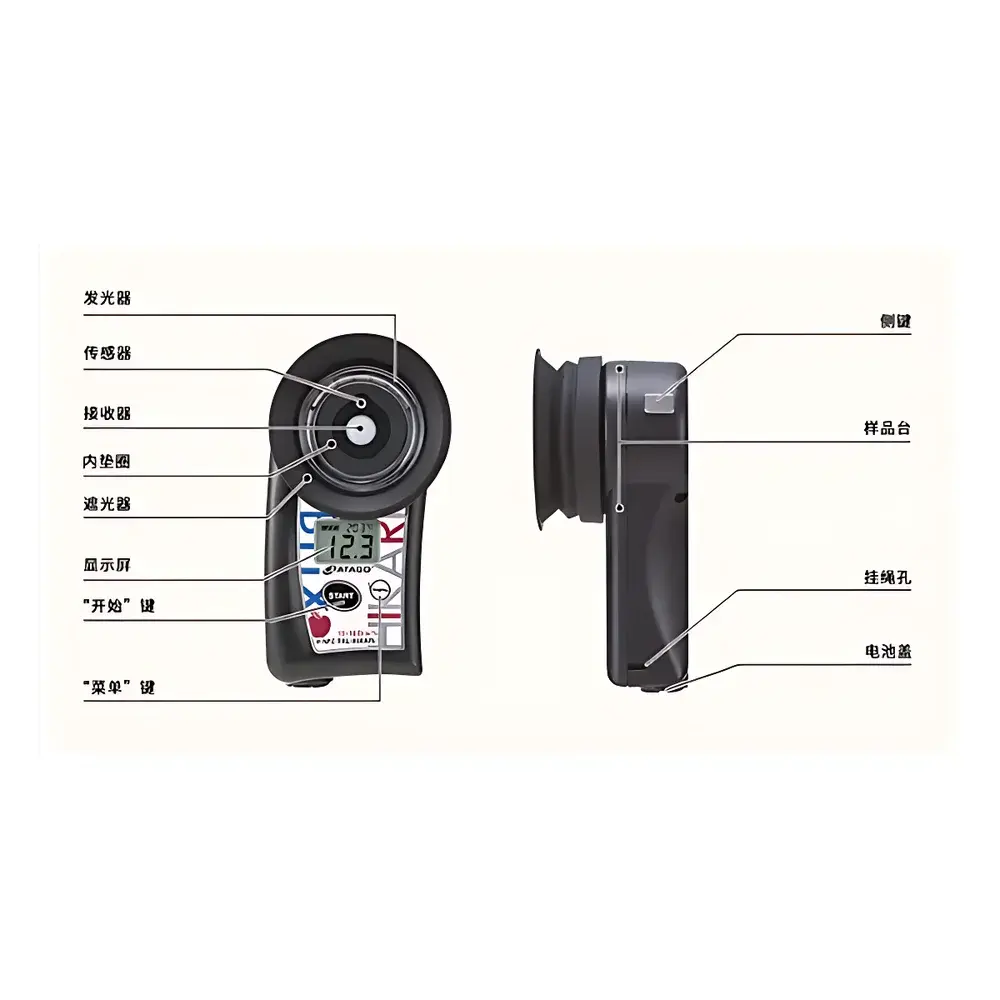 ATAGO PAL-HIKARi 53 Non-Destructive Tomato Refractometer