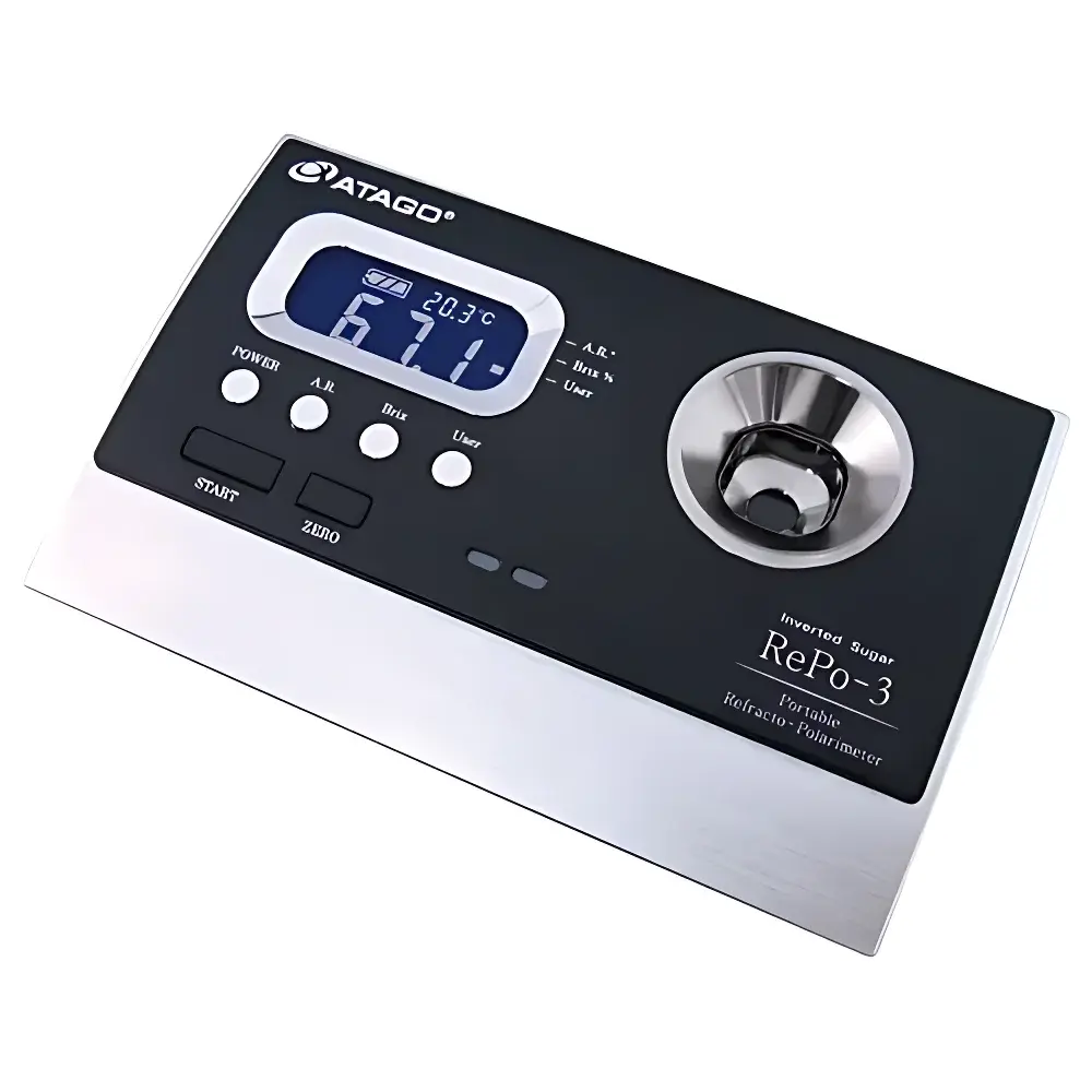 ATAGO RePo-3 Combined Refractometer and Polarimeter for Invert Sugar Analysis