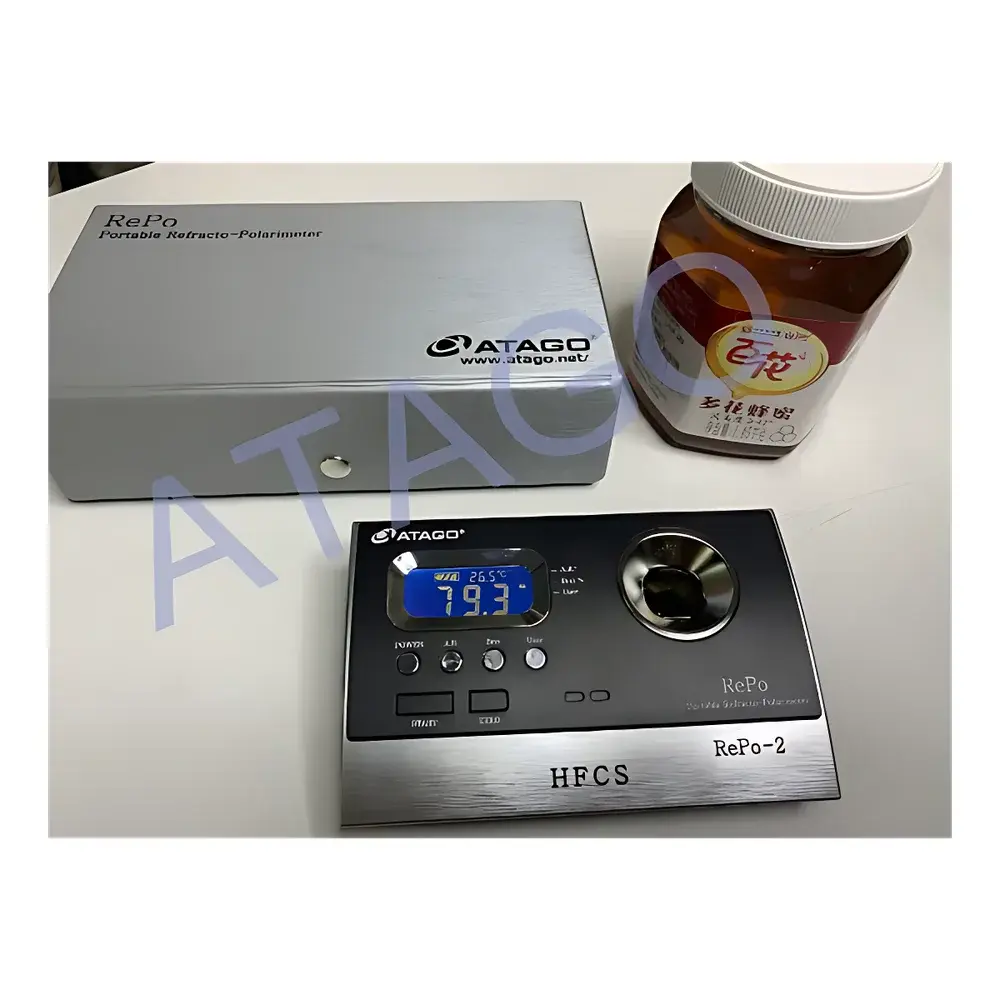 ATAGO RePo-4 Honey Moisture, Refractometer & Polarimeter Combo Instrument