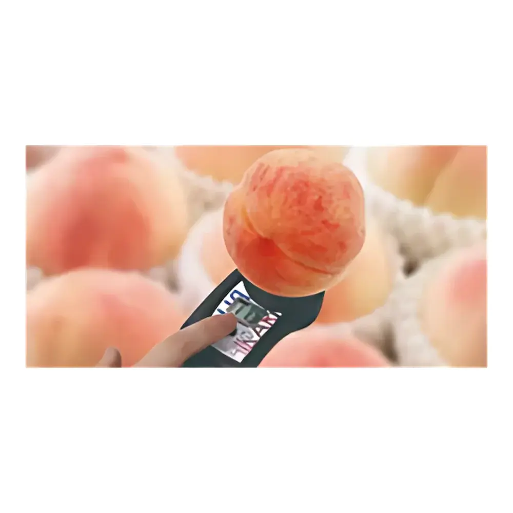 ATAGO PAL-HIKARI 10 Non-Destructive Near-Infrared Refractometer for Peach Brix Measurement