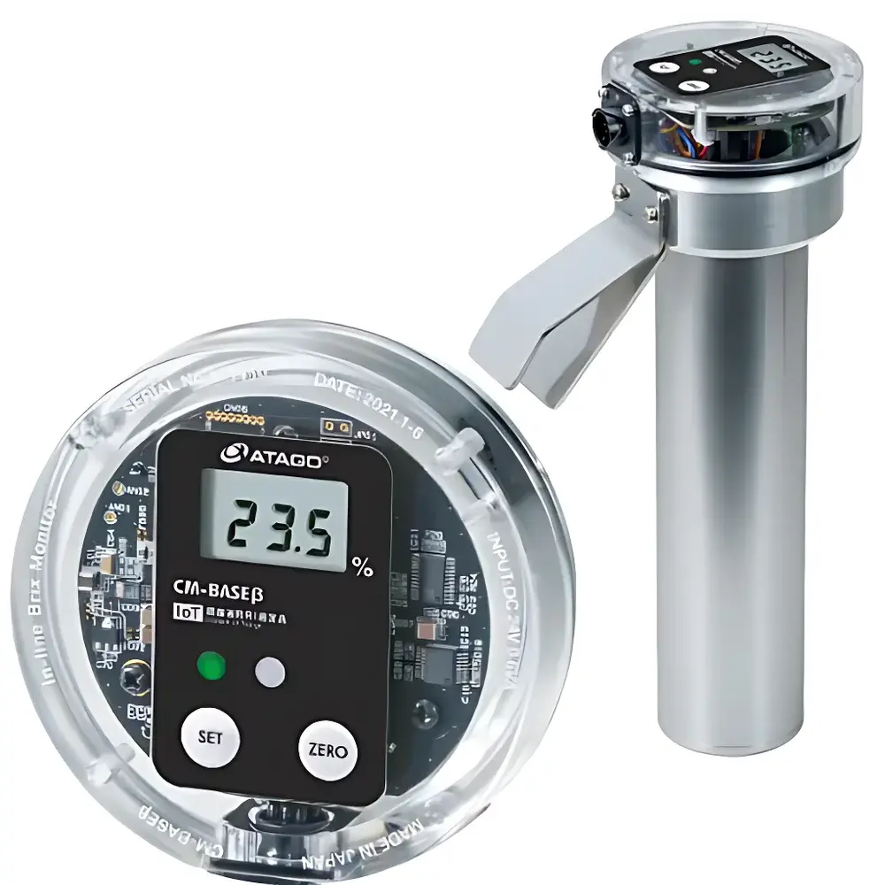 ATAGO CM-BASE β Inline Refractometer (Edge-Mountable for Tanks and Vessels)