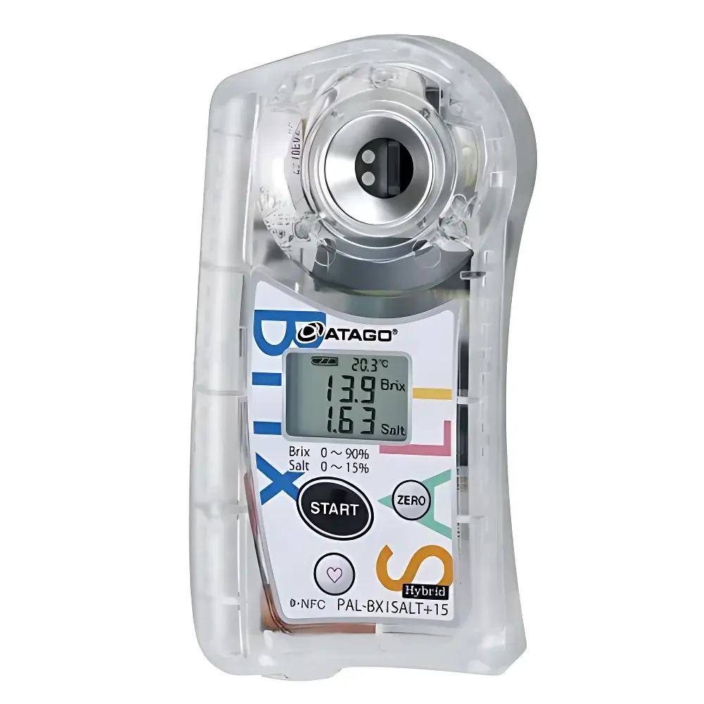ATAGO PAL-BX|SALT+15 Portable Refractometer for Simultaneous Brix and Salt Measurement
