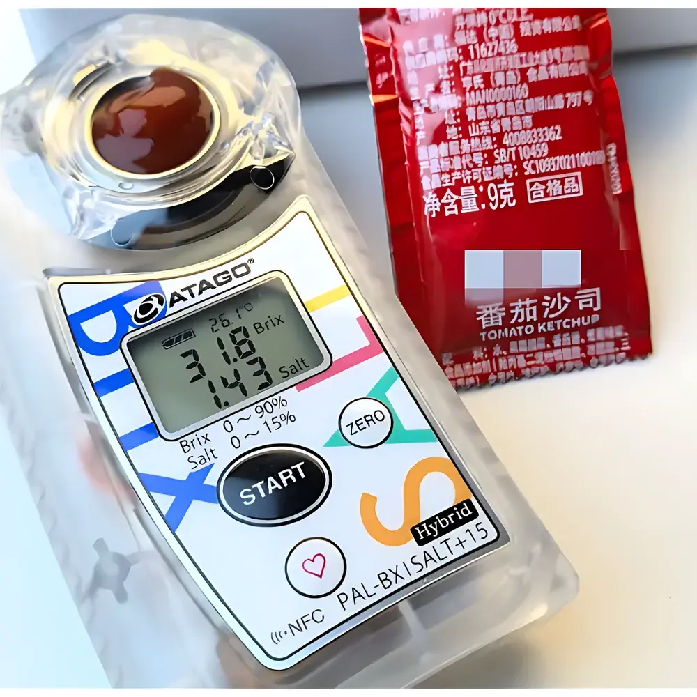 ATAGO PAL-BX|SALT+15 Portable Refractometer for Simultaneous Brix and Salt Measurement