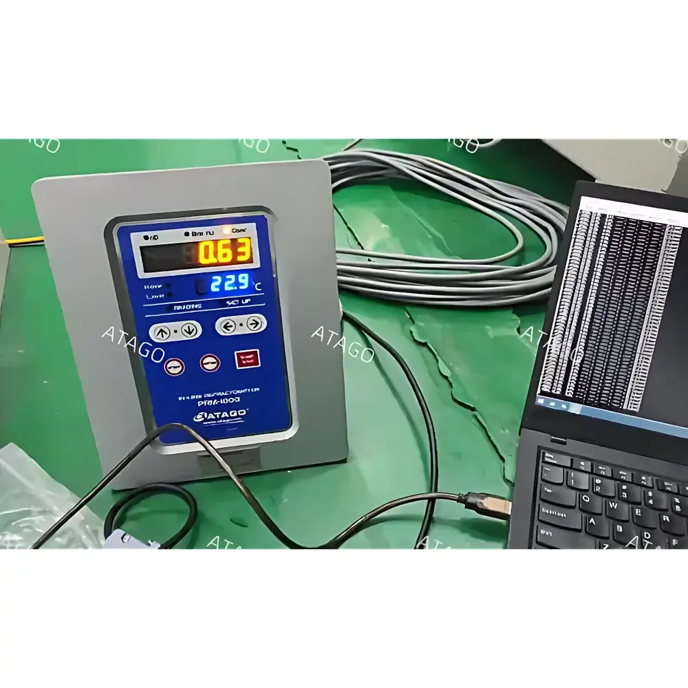 ATAGO PRM-100α DX High-Precision In-Line Refractometer for New Energy Liquid Process Monitoring