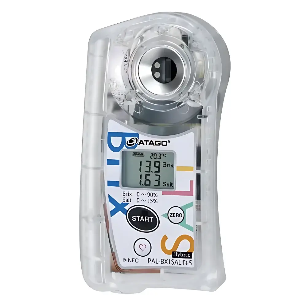 ATAGO PAL-BX-SALT Digital Refractometer for Simultaneous Brix and Salt Concentration Measurement