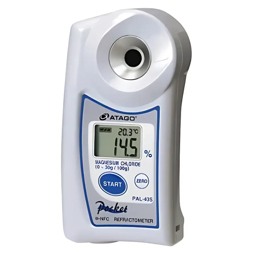 ATAGO PAL-43S Digital Handheld Refractometer for Magnesium Chloride (Brine) Concentration