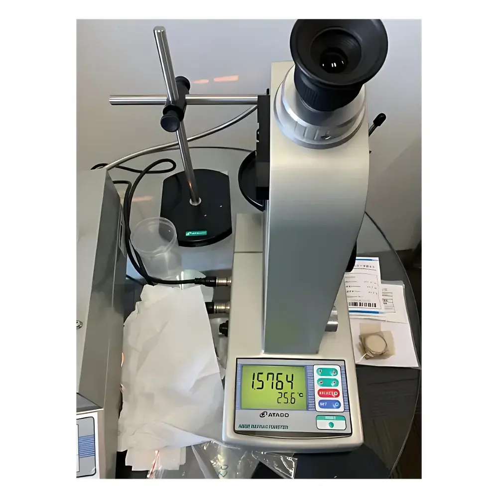 ATAGO DR-M2 Multi-Wavelength Abbe Refractometer for Thermal Stabilizer Analysis