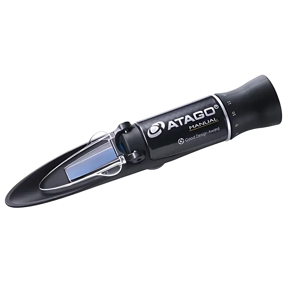 ATAGO MASTER-BC Analog Handheld Refractometer for Battery Electrolyte, Ethylene Glycol & Propylene Glycol Freeze Point Measurement
