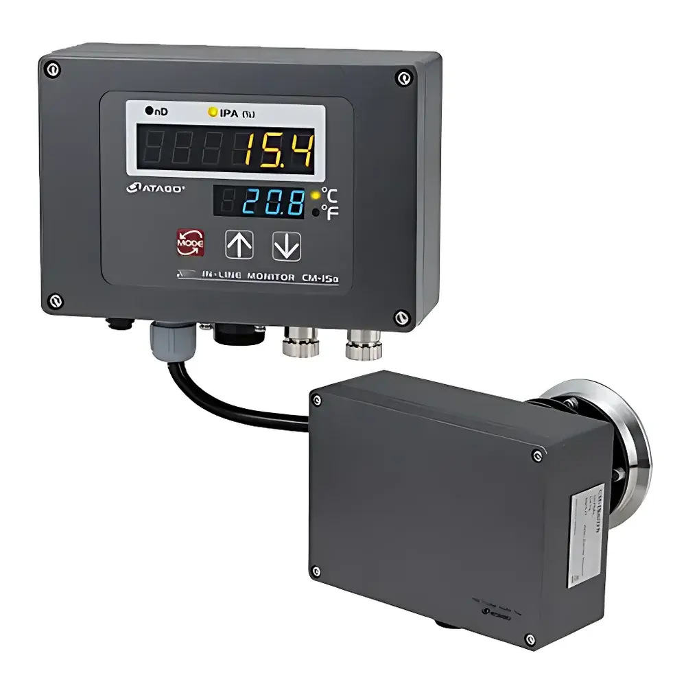 ATAGO CM-Isα-IPA Intrinsically Safe In-Line Refractometer for Isopropyl Alcohol (IPA) Concentration Monitoring