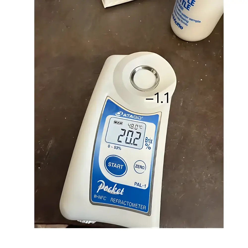 ATAGO PAL-1 Portable Digital Refractometer for Liquid Soluble Solids (Brix)