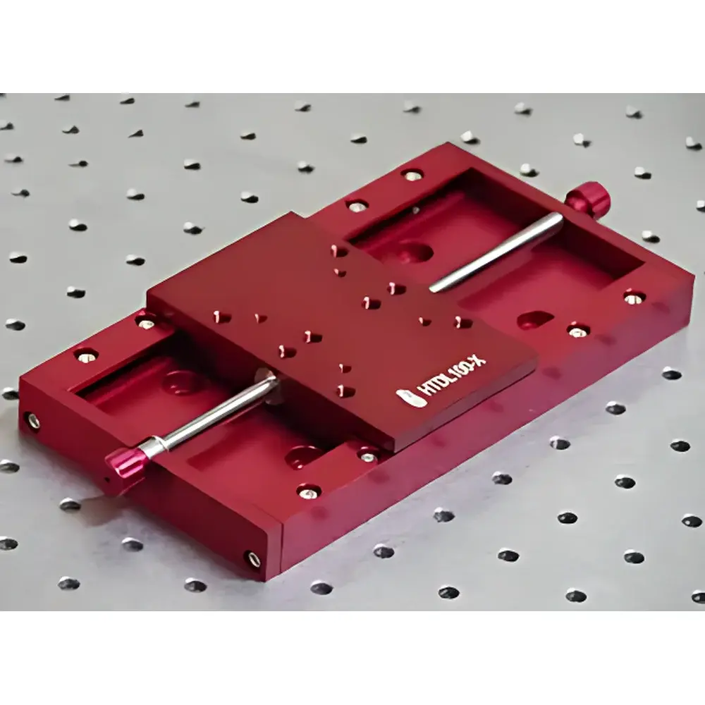 HTDL100-X Manual Linear Translation Stage with Precision Dove-Tail Guide Rails