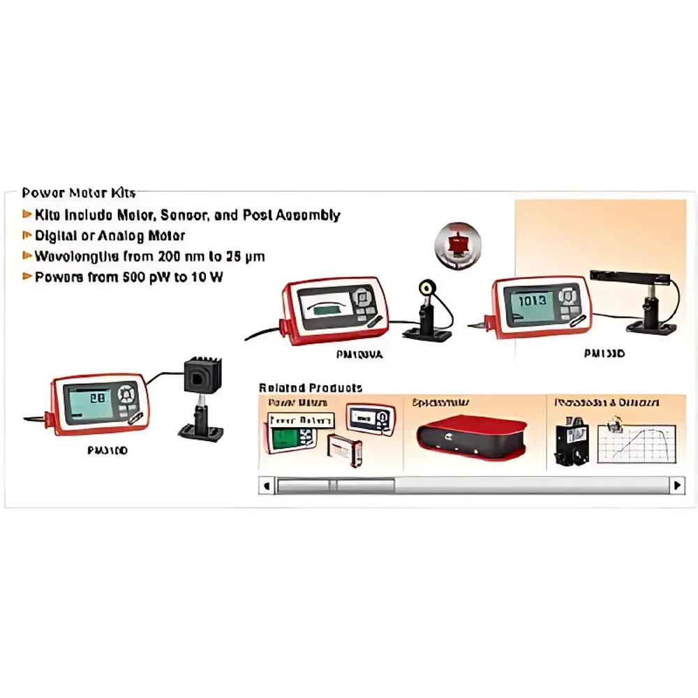 Thorlabs PM100D Series Optical Power and Energy Meter