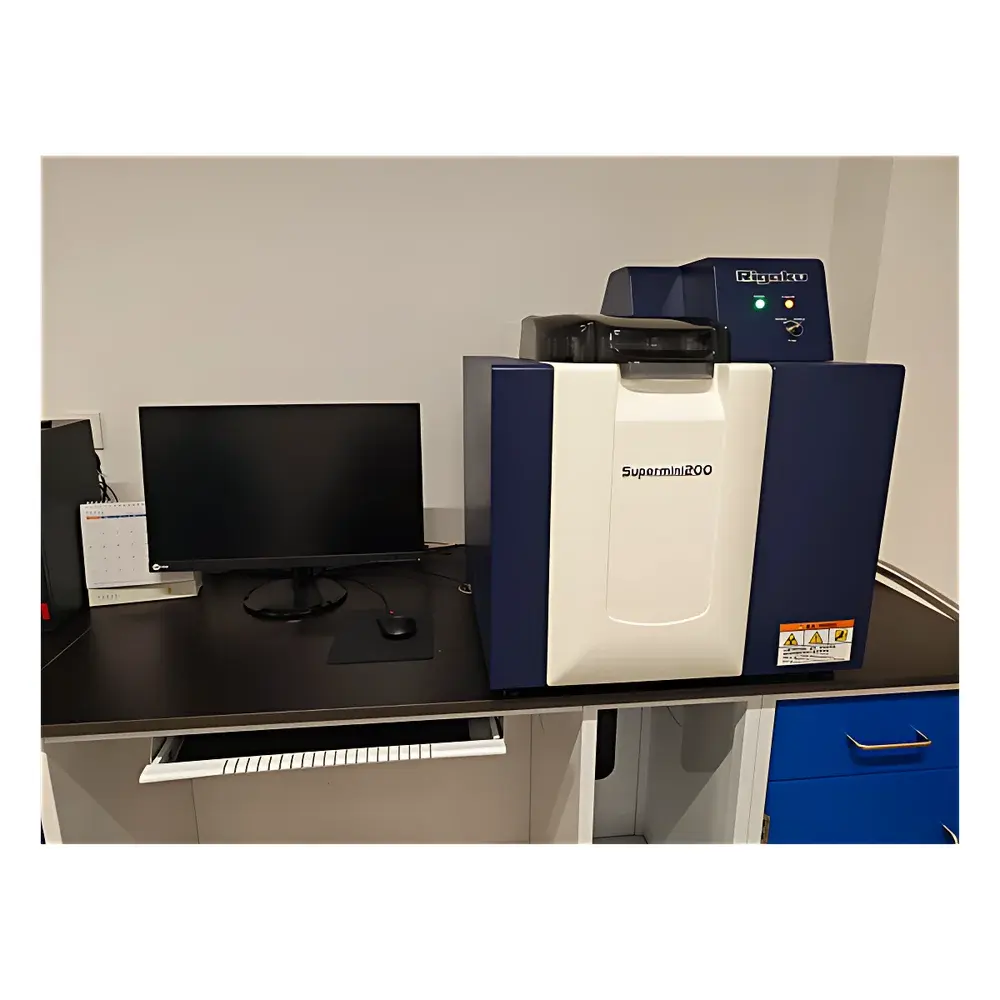 Rigaku Supermini200-P Wavelength Dispersive X-Ray Fluorescence Spectrometer for Petroleum Coke and Catalyst Elemental Analysis