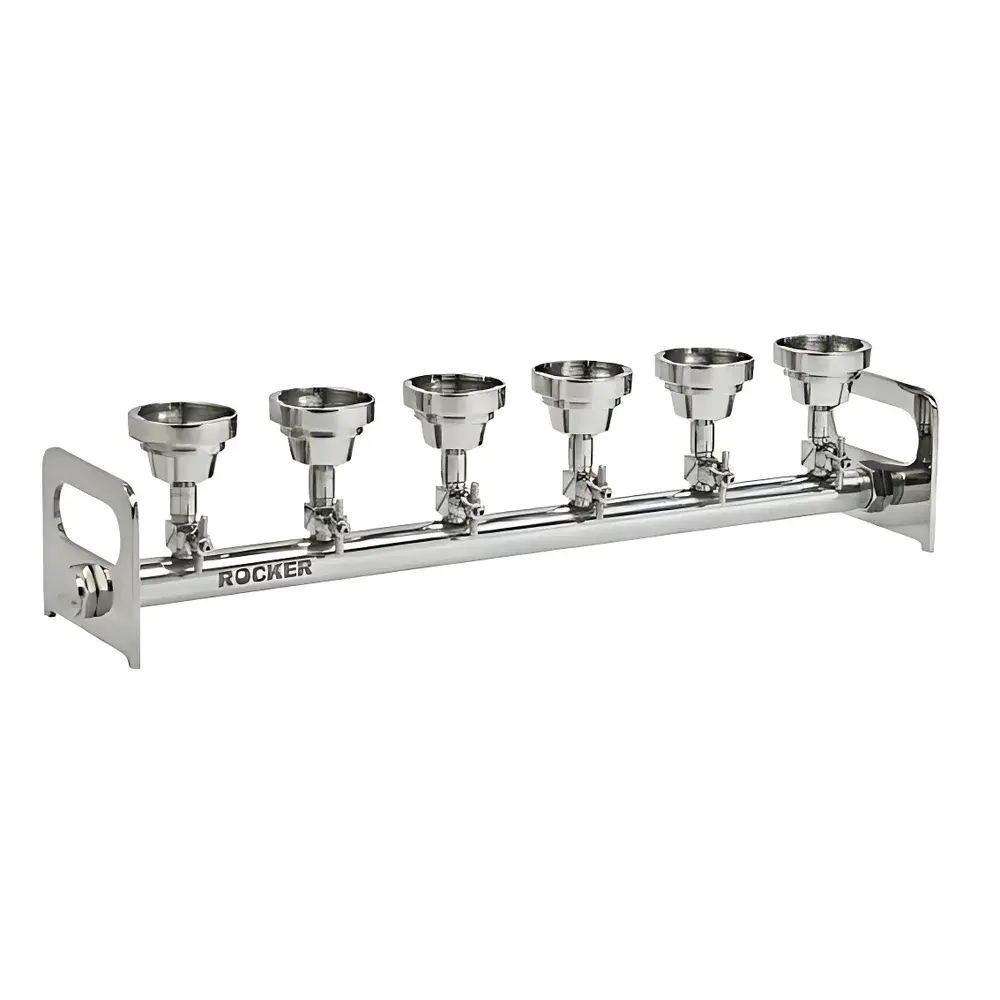ROCKER BioVac 600 Stainless Steel 6-Position Vacuum Filtration Manifold