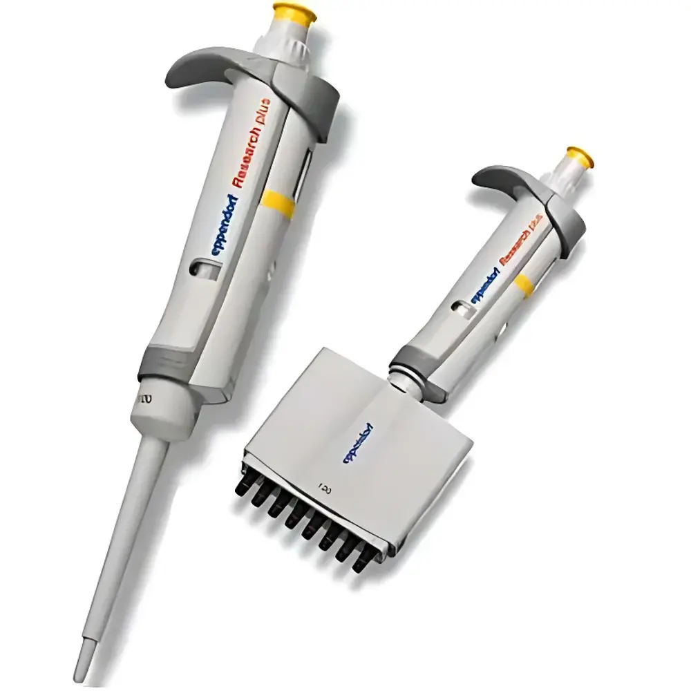Eppendorf Research Plus Single-Channel Adjustable-Volume Pipette (0.1–2.5 µL)