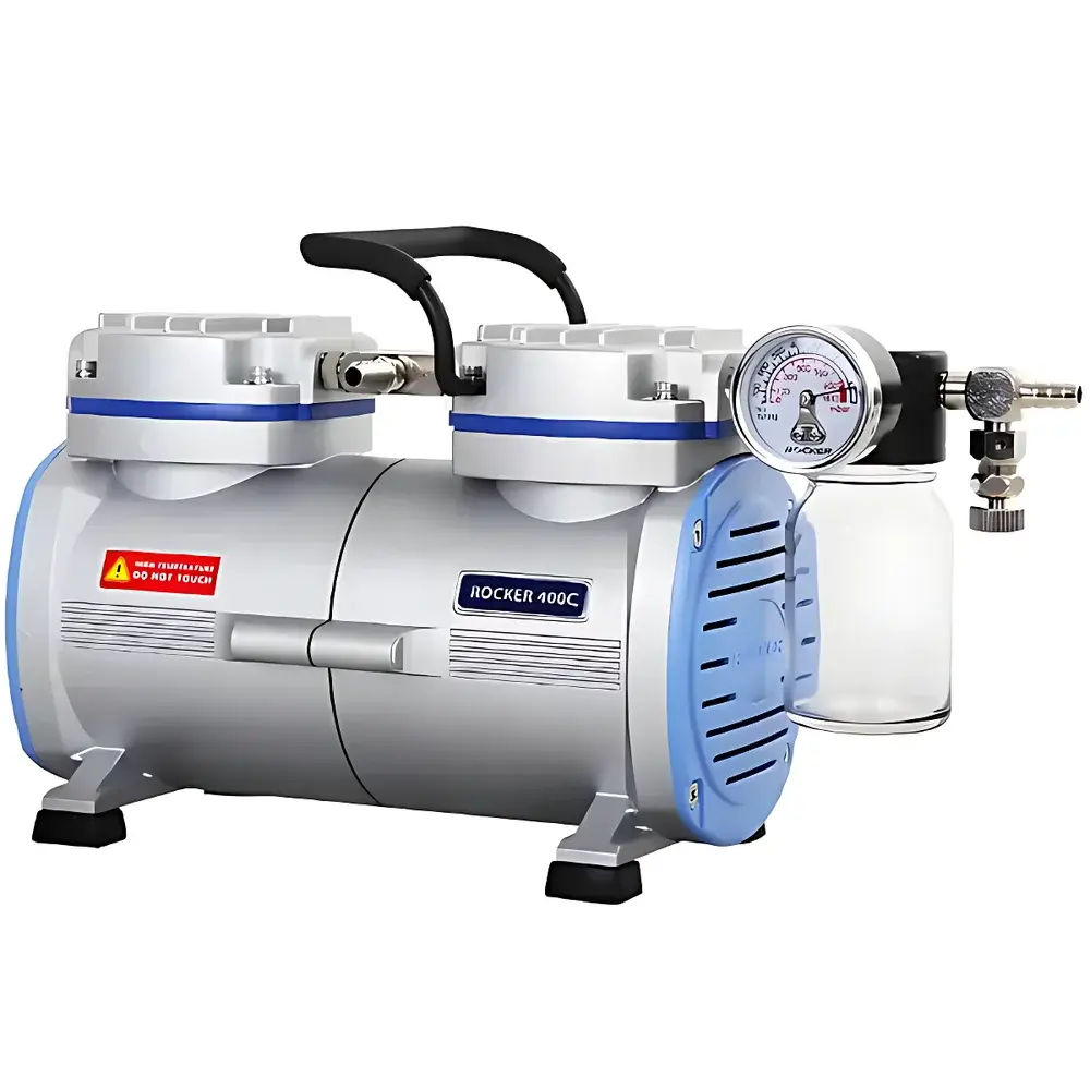 ROCKER Rocker400C PTFE-Coated Corrosion-Resistant Oil-Free Diaphragm Vacuum Pump