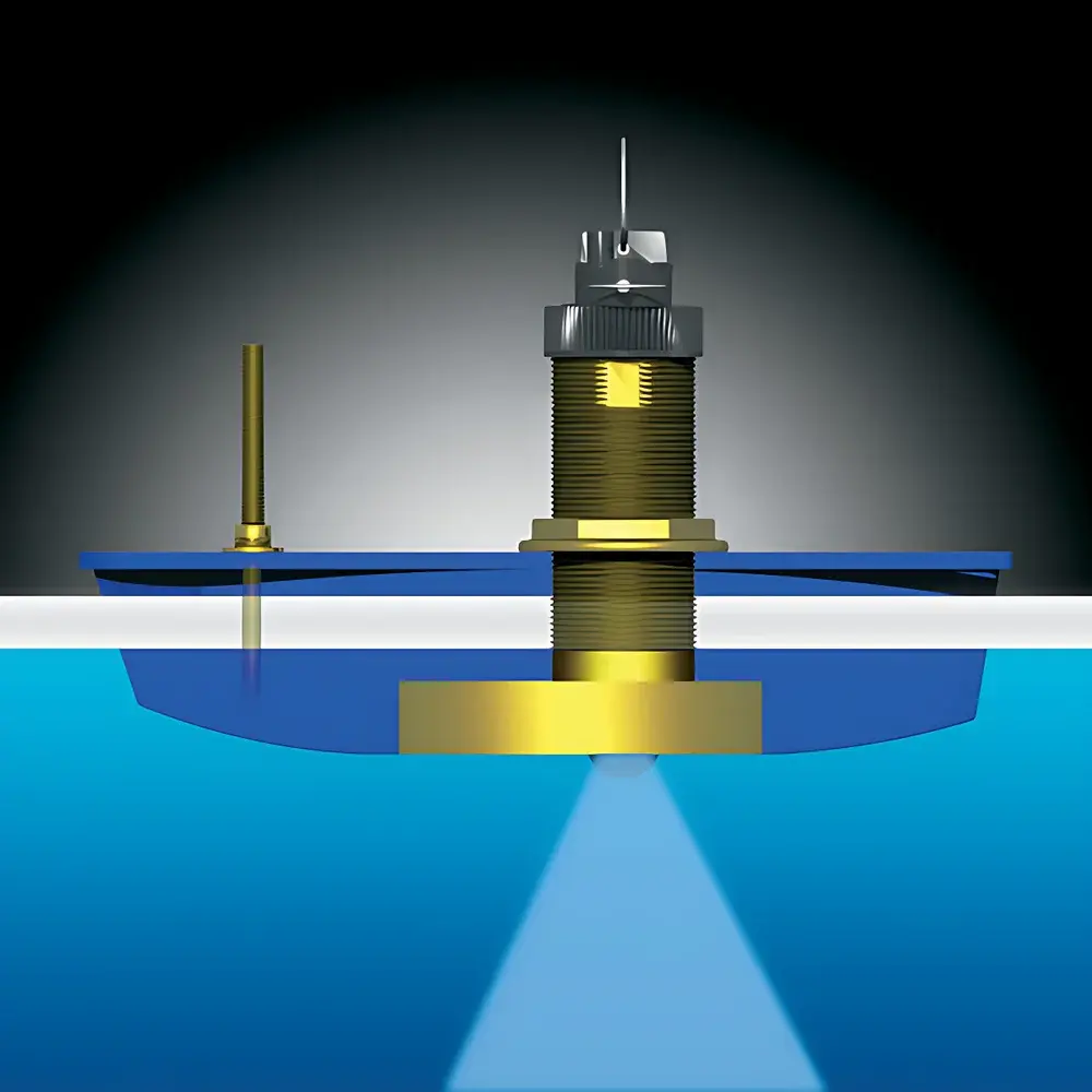 AirMar B744VL Through-Hull Tri-Transducer Depth, Speed & Temperature Sensor