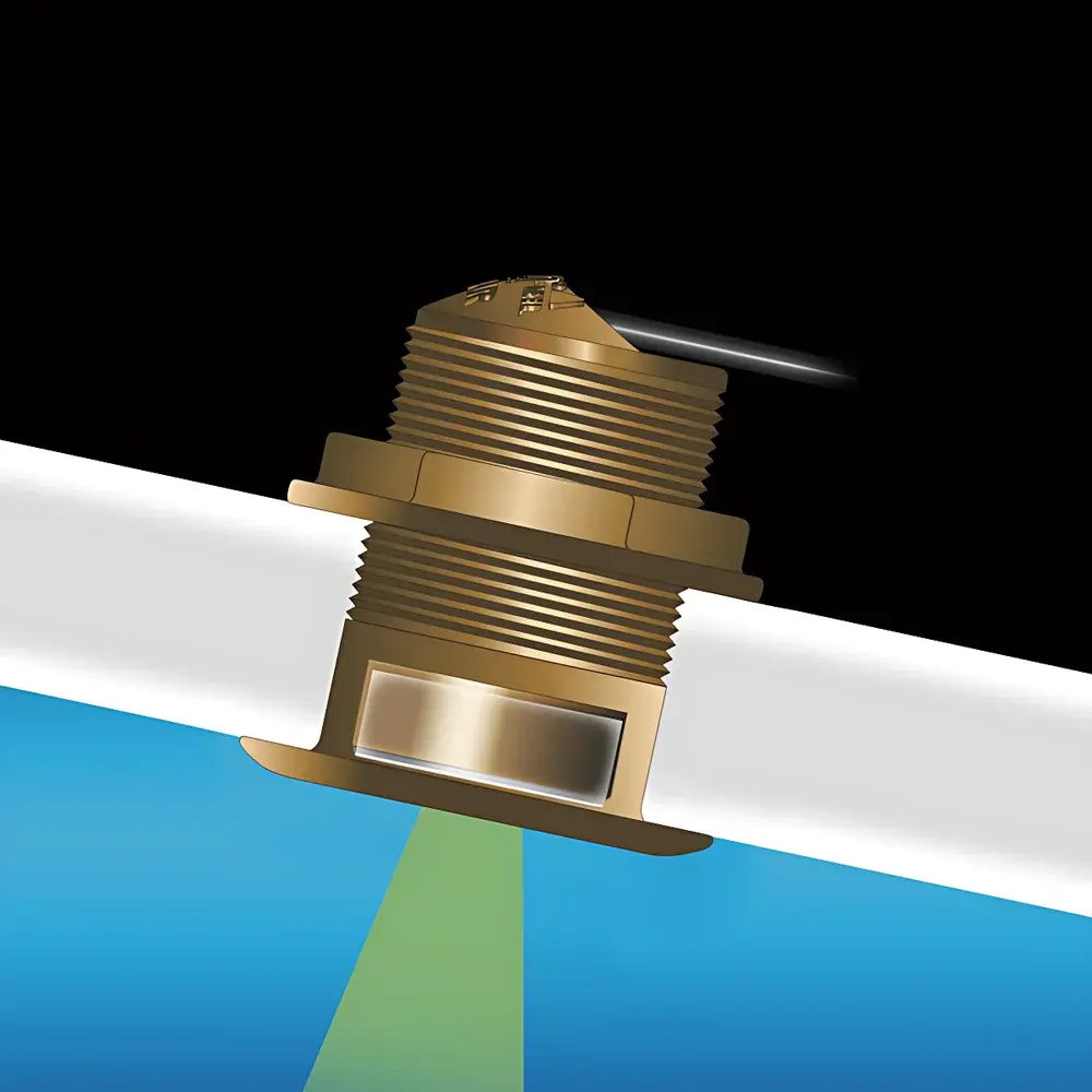 Airmar B117 Low-Profile Through-Hull Depth Sounder Transducer