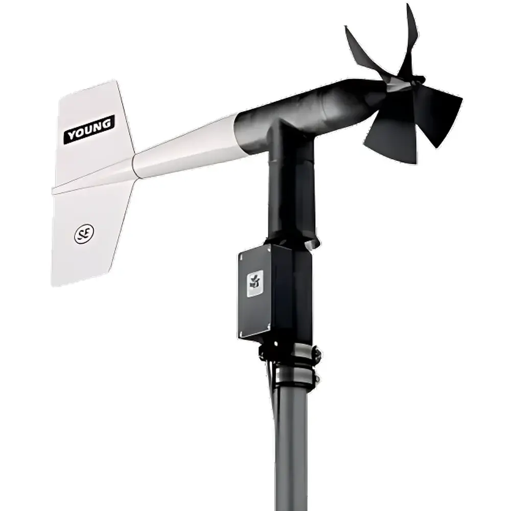 R.M. Young Model 09106 Serial Output Cup Anemometer with Ceramic Bearing