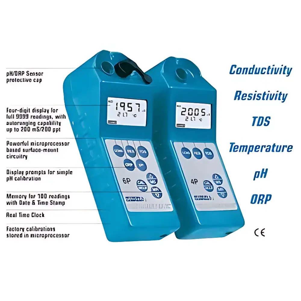 MYRON L Ultrameter 6P Portable 6-Parameter pH/Conductivity Meter