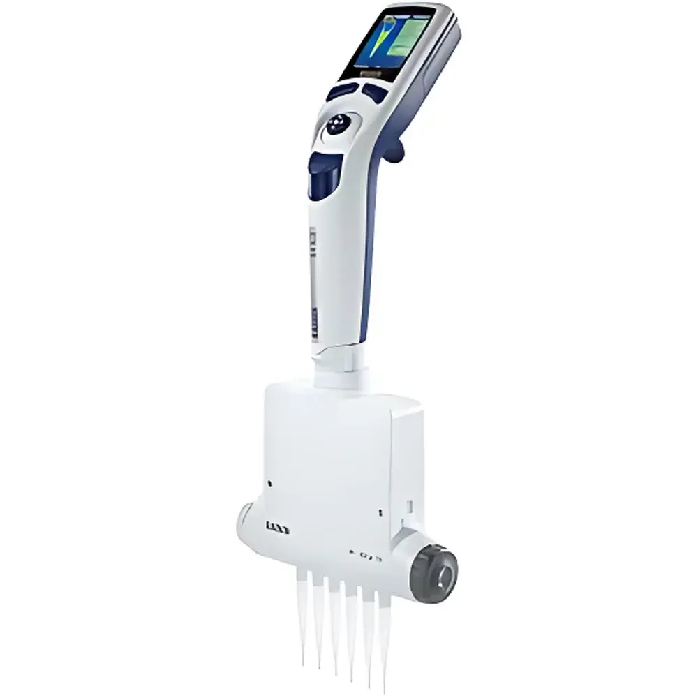 Rainin EA6-300XLS Adjustable Spacing Electronic 6-Channel Pipette