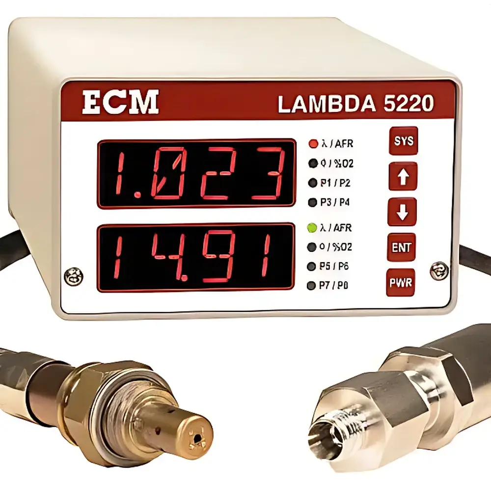 ECM Lambda 5220 Wide-Range Air-Fuel Ratio and Exhaust Gas Oxygen Analyzer