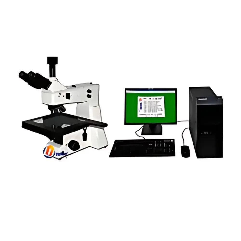 YANRUN MMAS-15 Infinity-Corrected Metallurgical Microscope with Integrated Image Analysis System