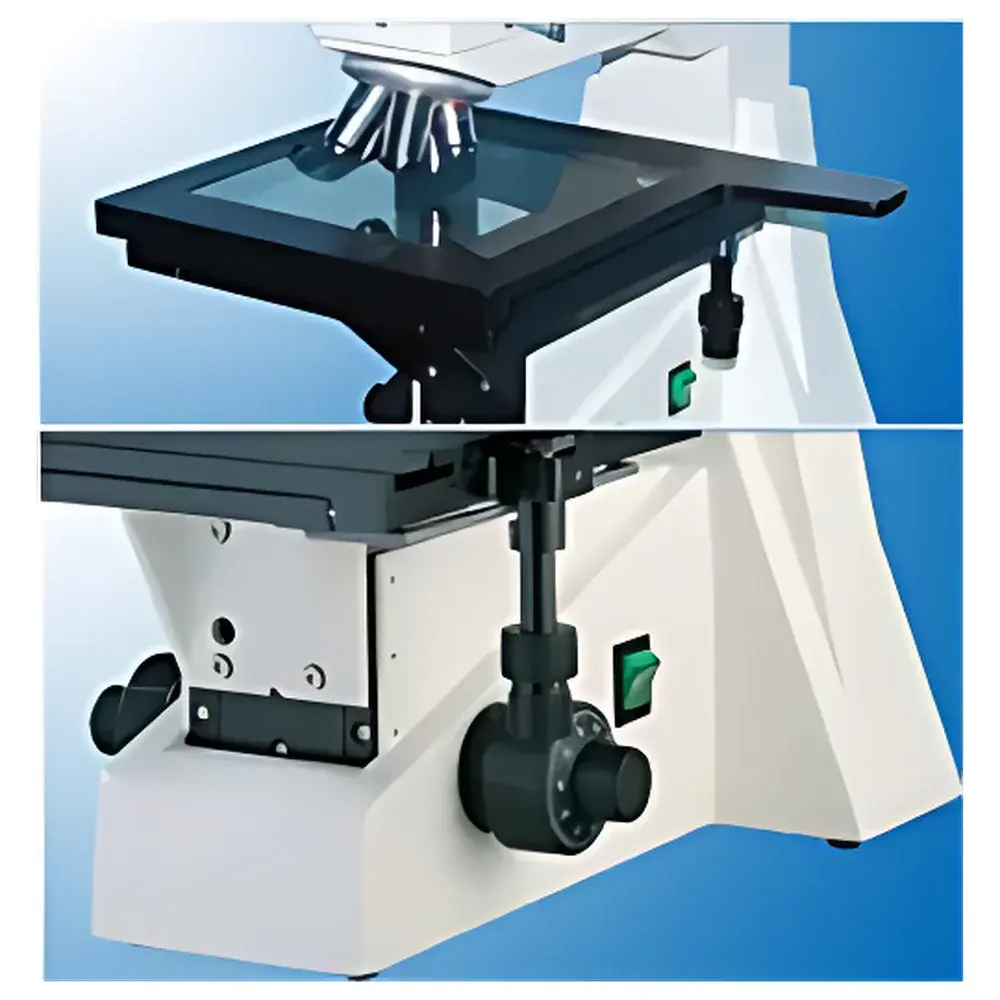 YANRUN MMAS-9 Upright Reflected-Light Polarizing Metallurgical Microscope Measurement & Analysis System