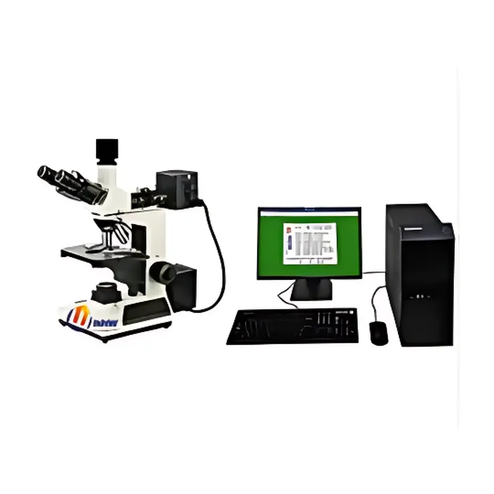 YANRUN MMAS-8 Upright Dual-Illumination (Transmitted & Reflected) Metallurgical Microscope with Integrated Image Analysis System
