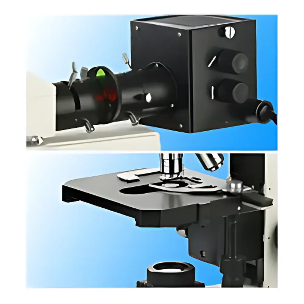 YANRUN MMAS-8 Upright Dual-Illumination (Transmitted & Reflected) Metallurgical Microscope with Integrated Image Analysis System