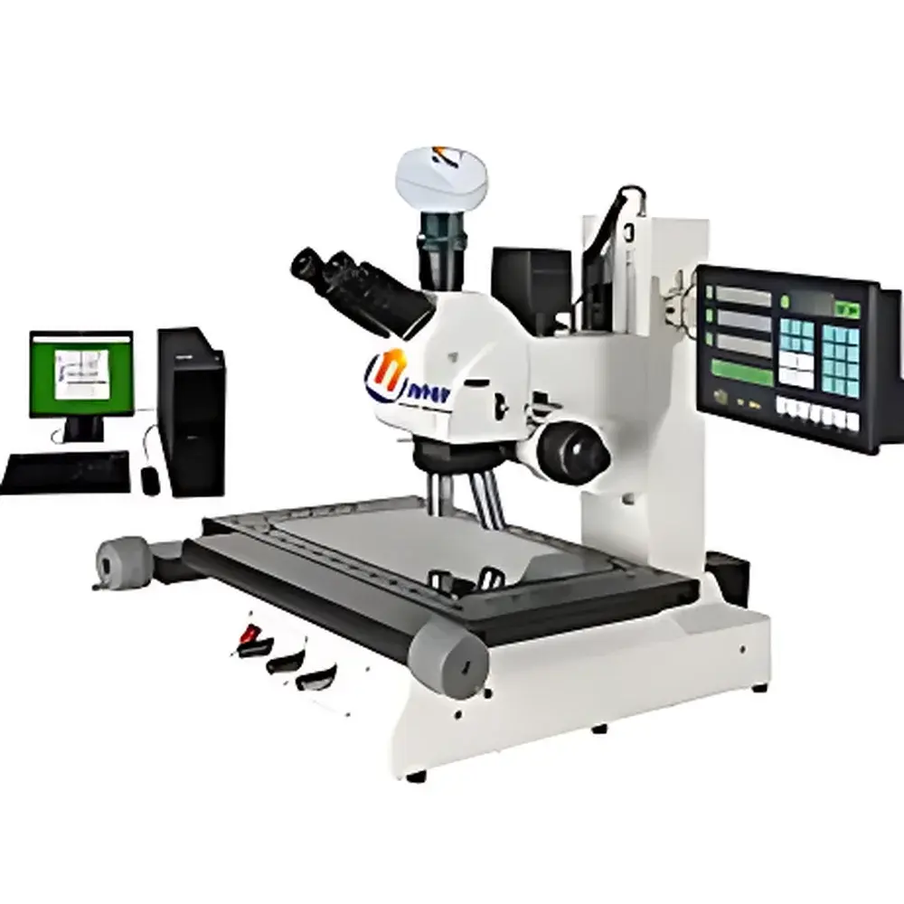 YANRUN 11XB-PC Research-Grade Inverted Metallurgical Microscope with Polarizing, Darkfield & Reflected/Transmitted Illumination