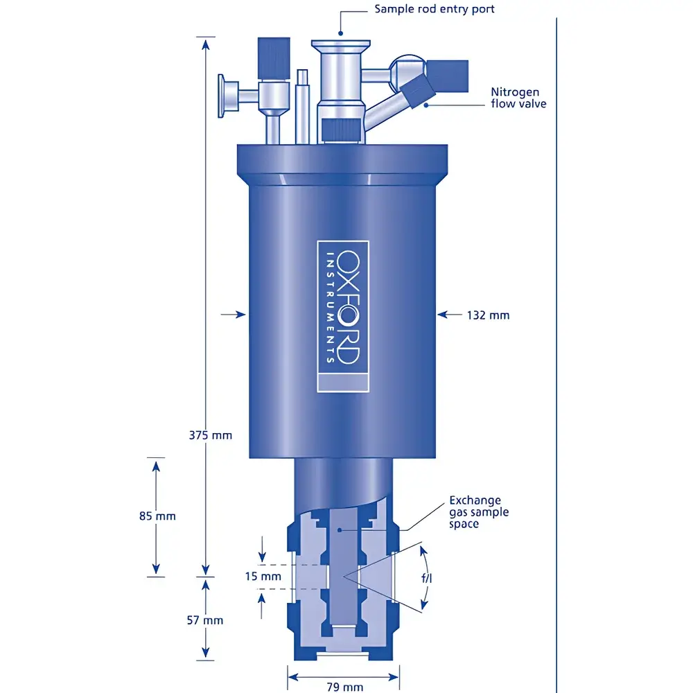 Oxford Instruments OptiStatDN Liquid Nitrogen Cryogenic Thermostat
