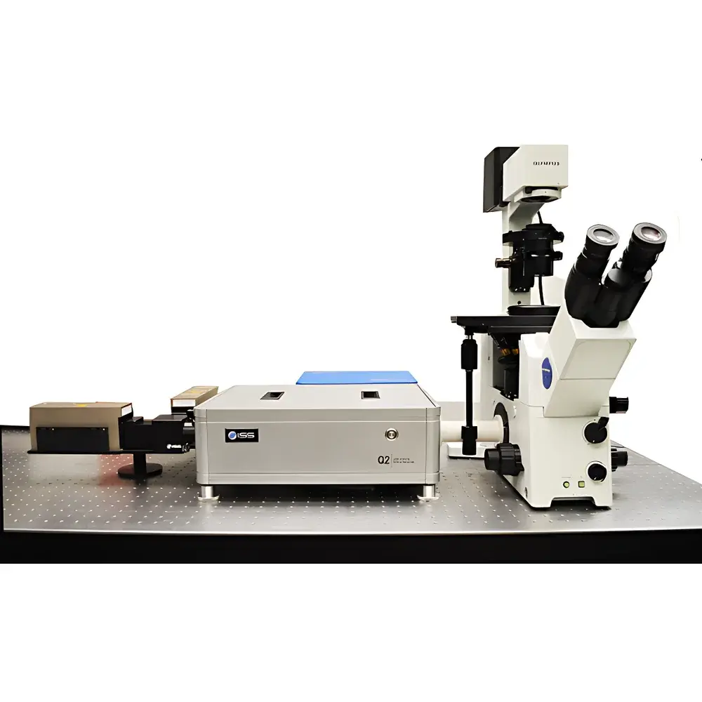 ISS Q2 FastFLIM Laser Scanning Confocal Fluorescence Lifetime Imaging Microscope