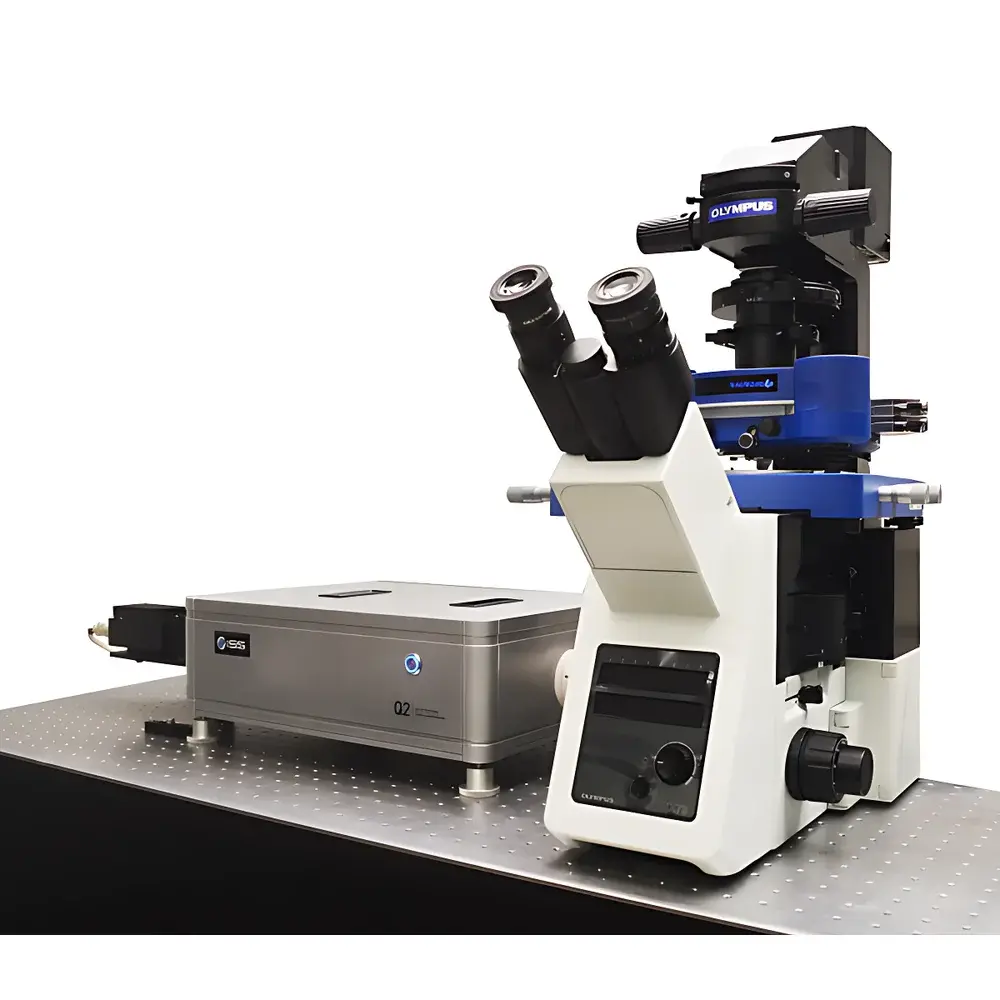 ISS Q2 FastFLIM Laser Scanning Confocal Fluorescence Lifetime Imaging Microscope