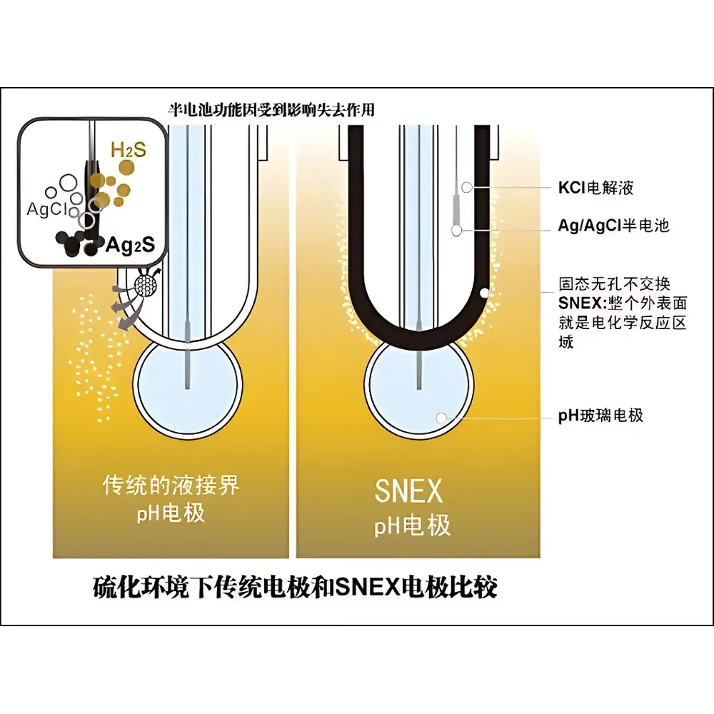 CLEAN CS1778D Digital pH Sensor with SNEX Solid-State Reference System