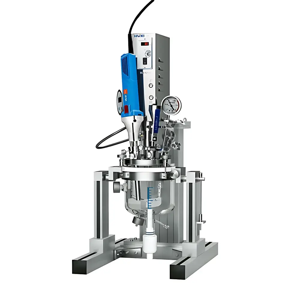 HUXI HR-1L Vacuum Emulsifying Mixer & Reaction Vessel