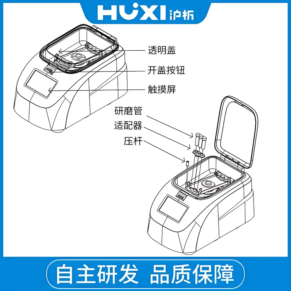 HUXI HM2-6 Dual-Position High-Speed Tissue Grinder