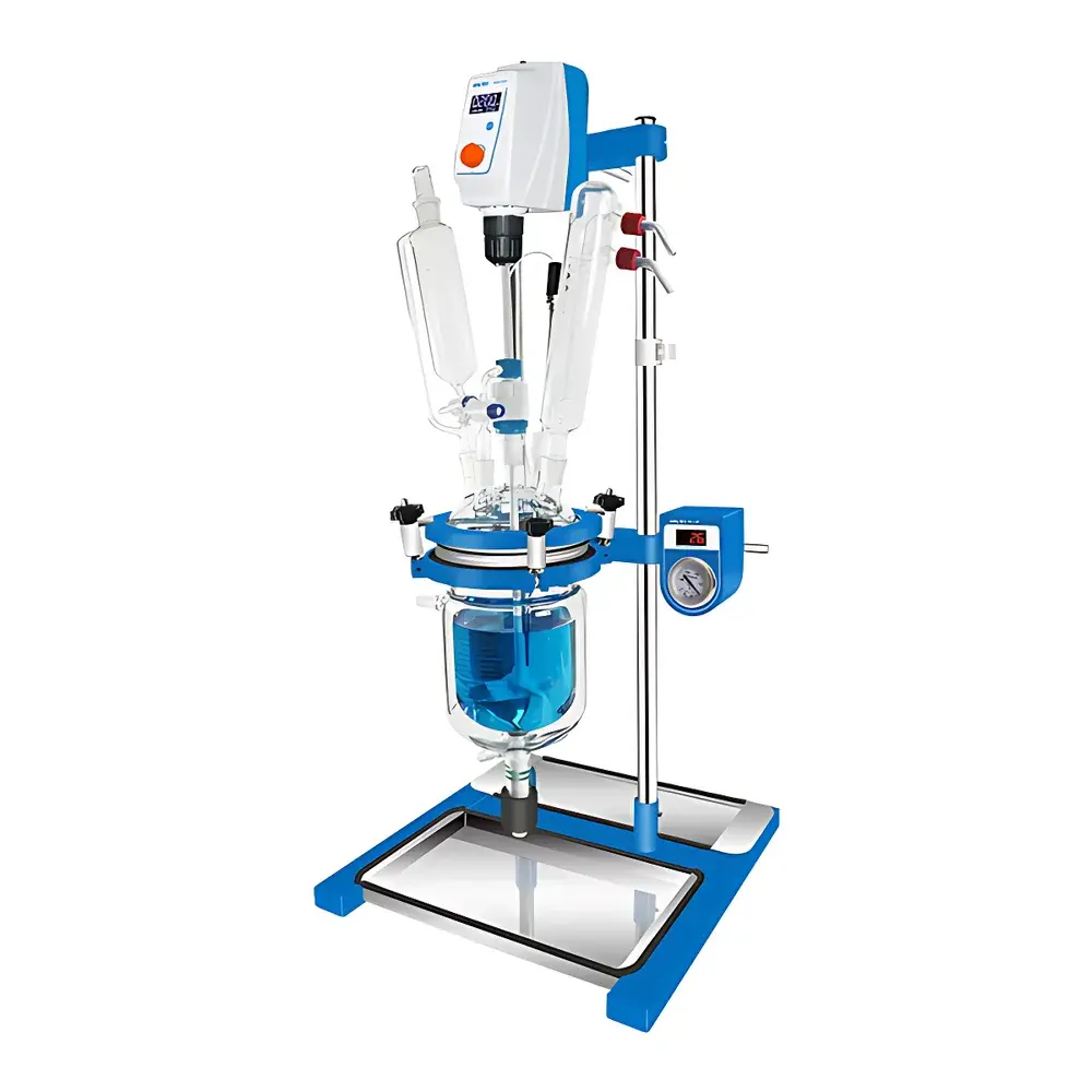 HUXI HF-1L Variable-Frequency Speed-Controlled Glass Reactor