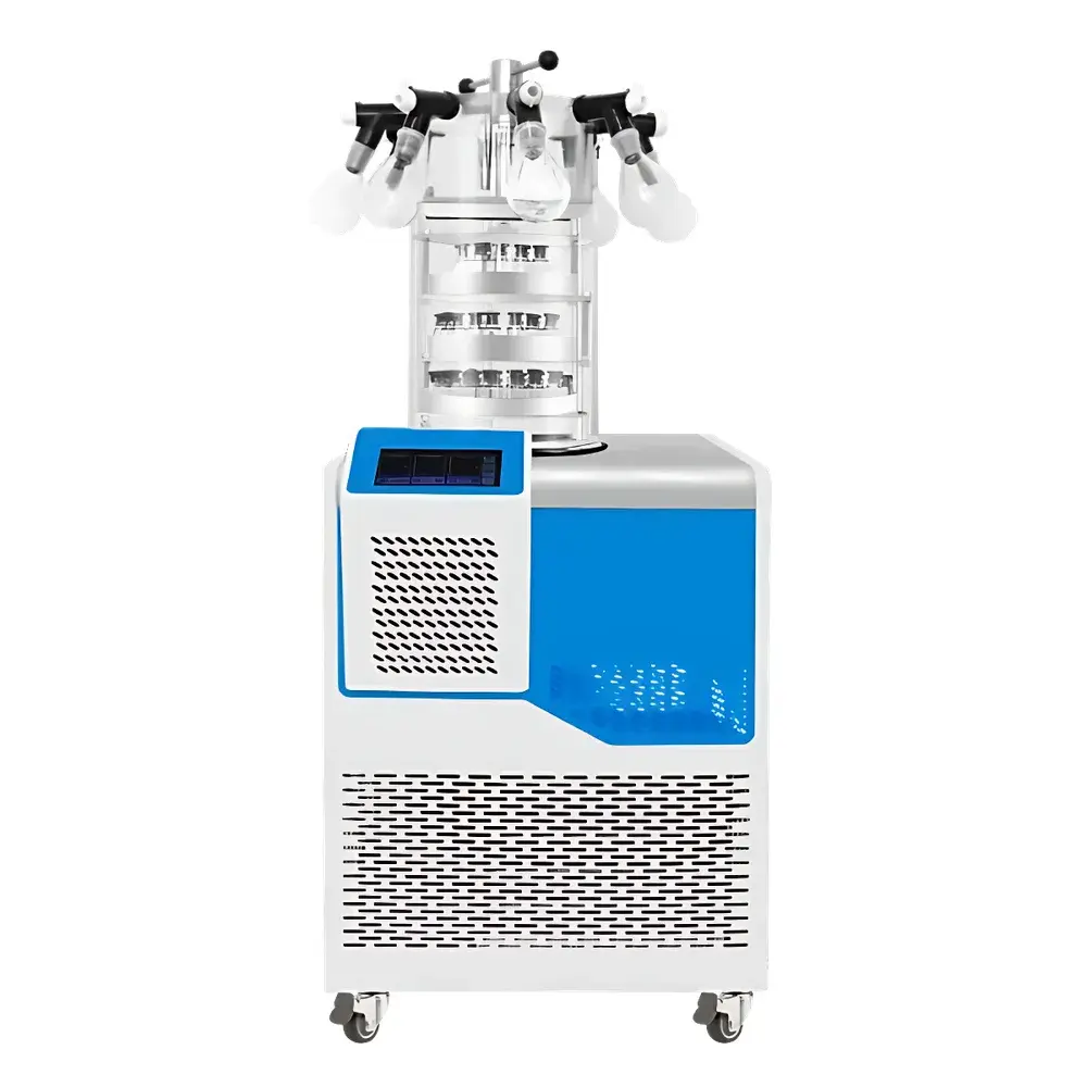 HUXI HXLG-12-50DG Manifold-Type Lyophilizer with Stoppering Function